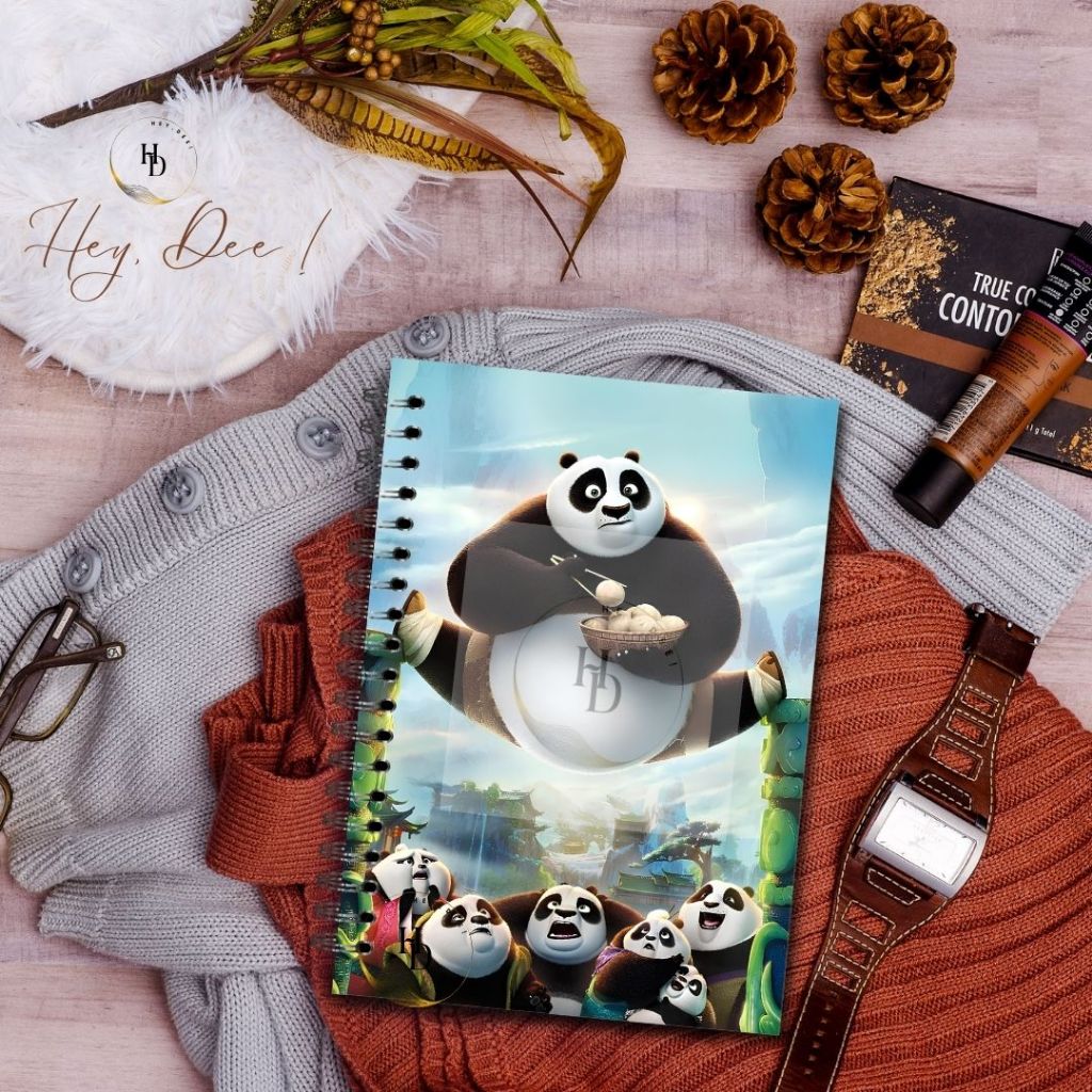 

HeyDee Notebook A5 Spiral KUNGFU PANDA Series