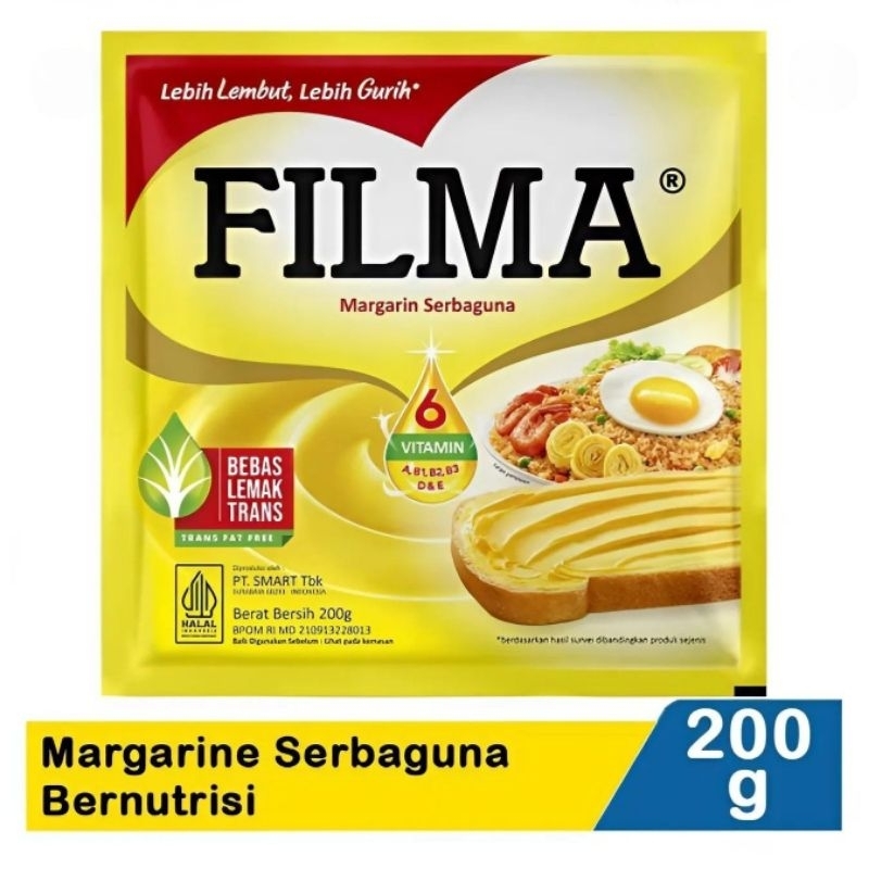 

Filma Margarine Bernutrisi 200G