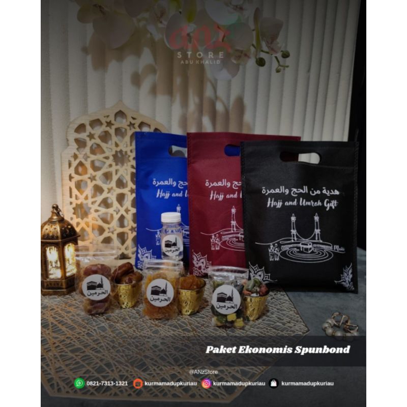 

Paket Oleh2 Haji Umroh Premium Tas Spun Bon