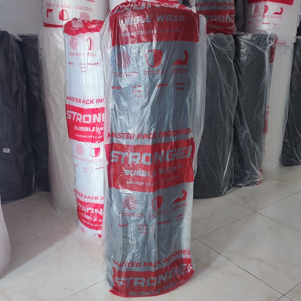 

Bubble Wrap Hitam MPI Tebal Berkualitas Berat 1,8 Kg - Bubble Packing Warna Hitam