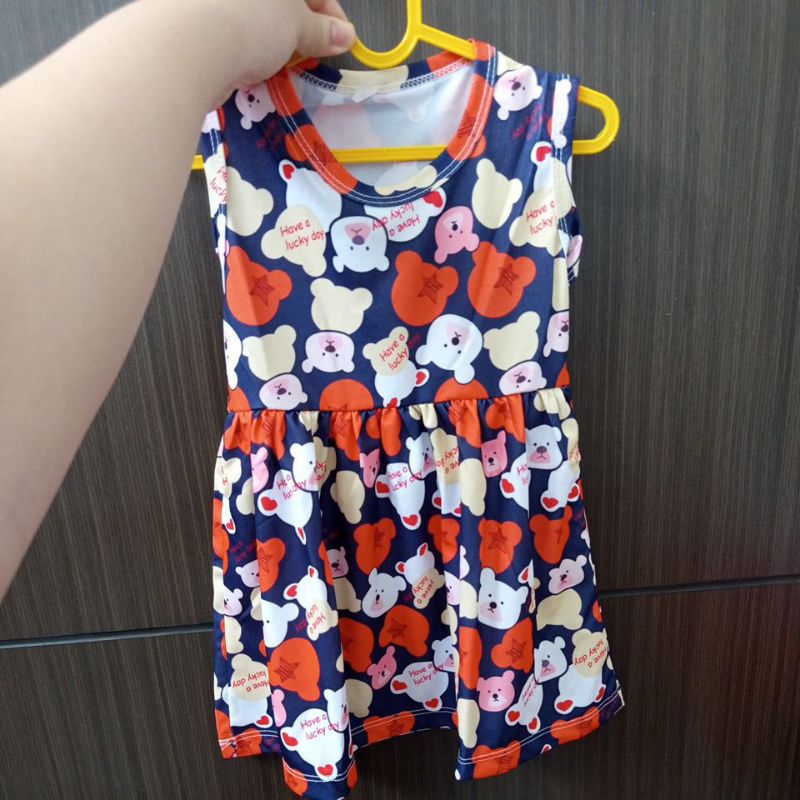DRESS ANAK PEREMPUAN/DRESS BAYI PEREMPUAN  IMPORT BAHAN ADEM/ DRESS KOREA / BAJU BAYI PEREMPUAN