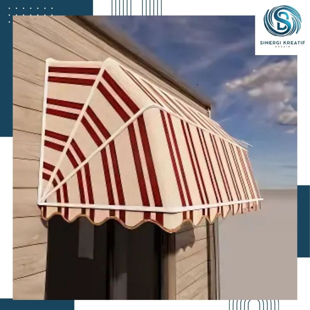 Kanopi lipat permanen - Kanopi kafe - kanopi kekinian