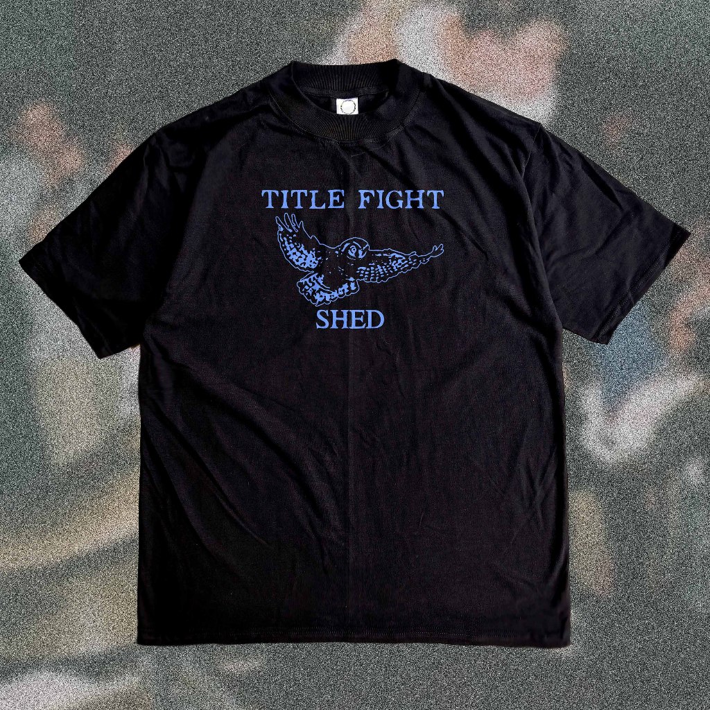 Title Fight Heavyweight 16s (black) - Kaos Band Merch Shed Heavy Cotton Combed Bootleg