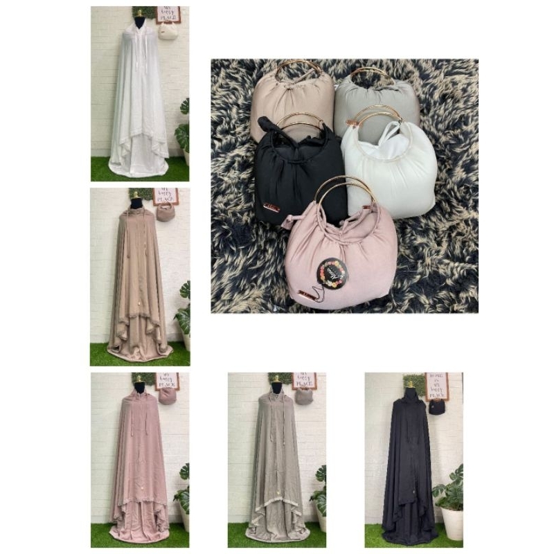 Mukena Rihla (Penggalan/Terusan) Ring Silk by Alena Mukena