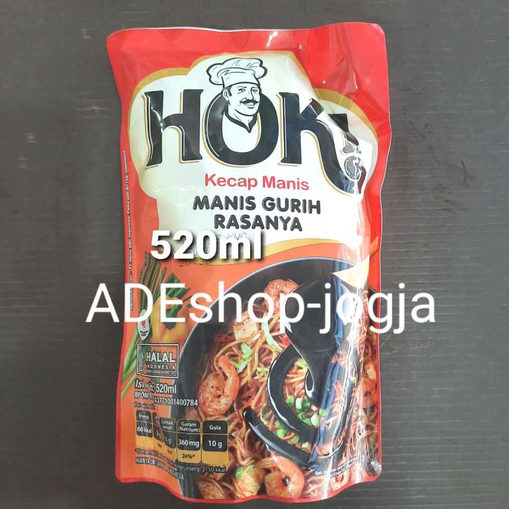 

Hoki Kecap Manis gurih 520 ml refill pouch