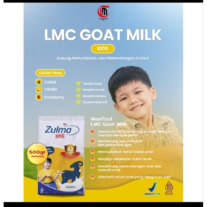 

Susu Kambing Saneen Etawa Zulma Kids 500gr