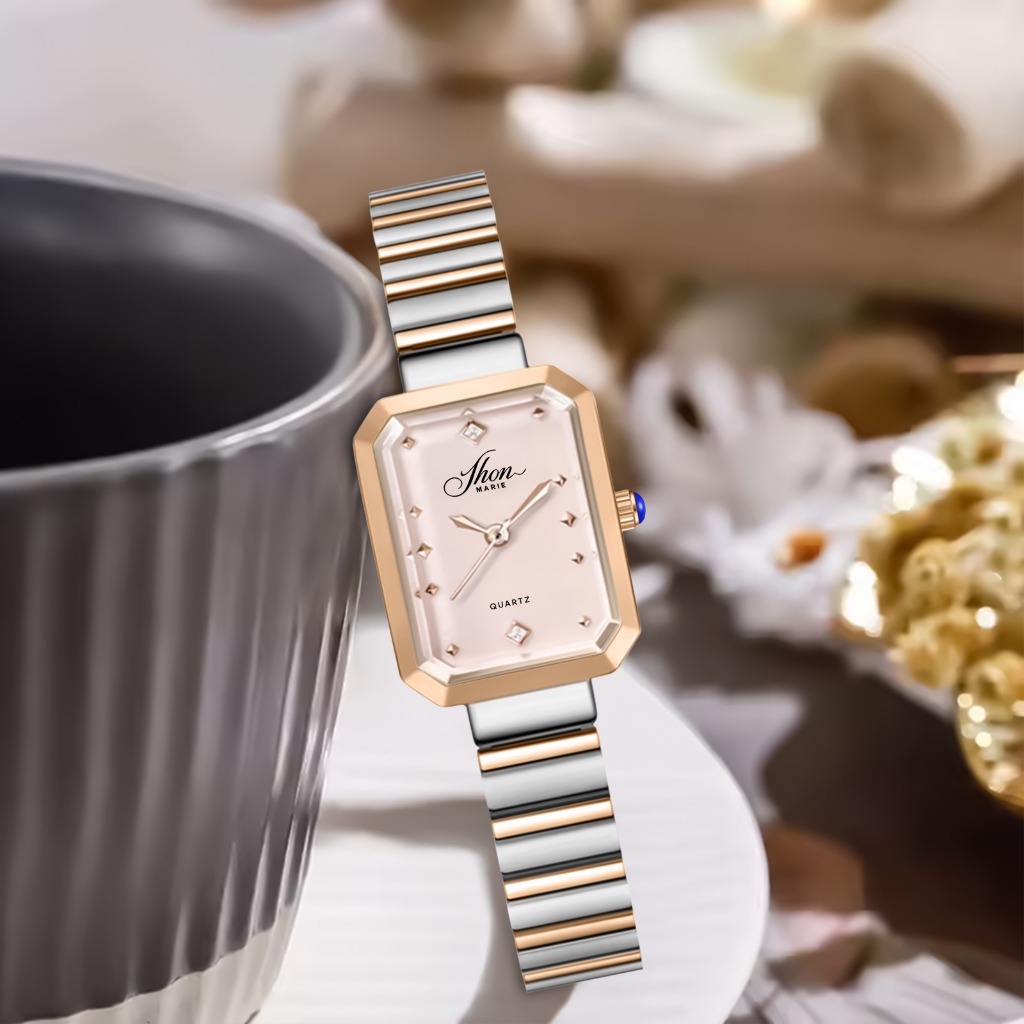 Jam Tangan Wanita Jhon Marie 7111 Rantai Stainless Steel Original BOX JAM TANGAN FOSSIL