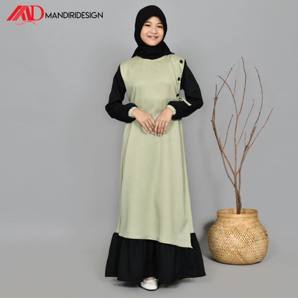 GAMIS ANAK PEREMPUAN SYAFAAH MUSLIM ANAK PEREMPUAN BAJU GAMIS REMAJA 3-12 TAHUN