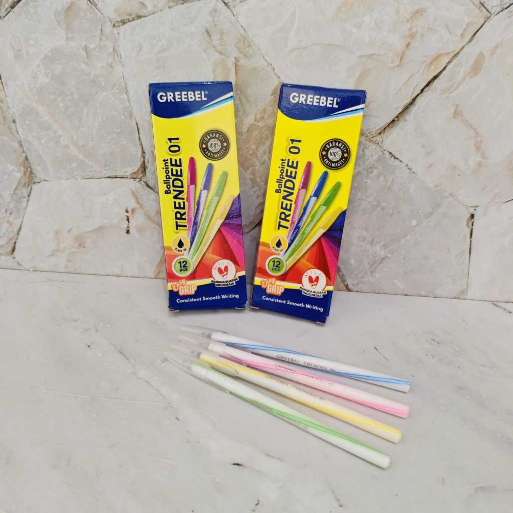 

Azka_Niam SELUSIN ( 12 PCS ) Pulpen Lilin Greebel