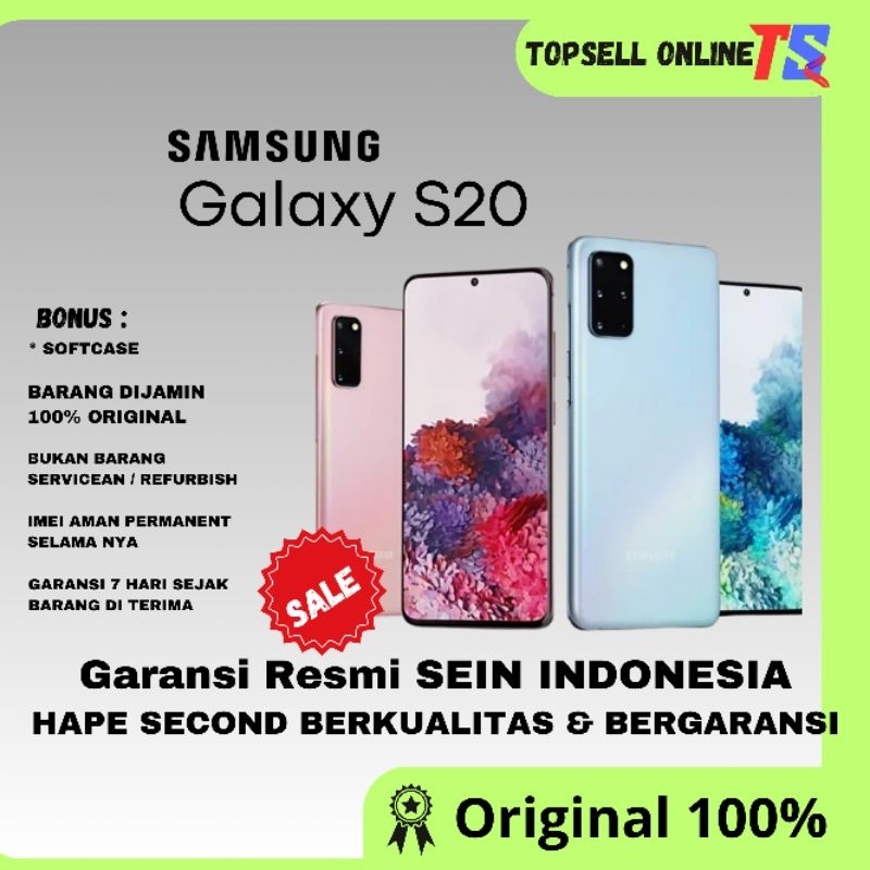 Samsung Galaxy S20 | S20 Plus | S20 Ultra Second Original Resmi Sein