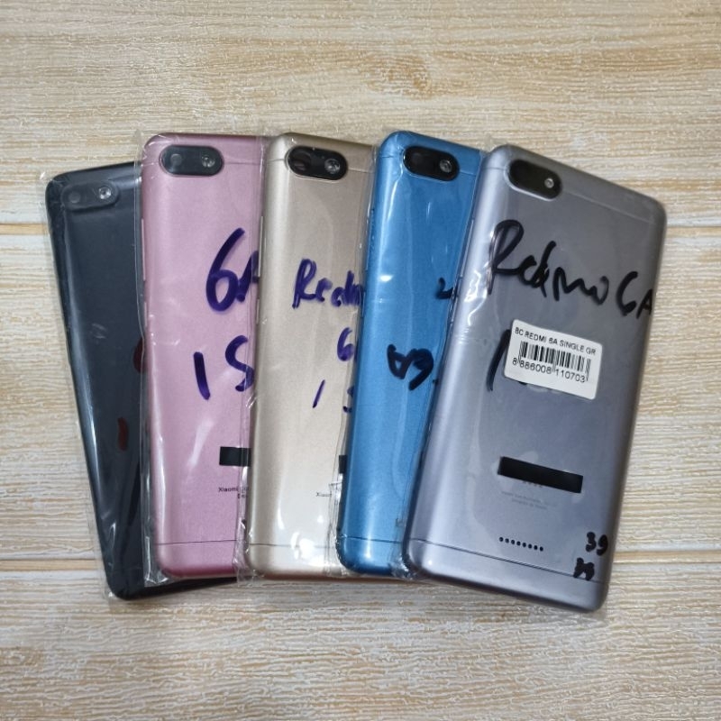 backdoor bekdor backcover tutup belakang Redmi 6A Single SIM
