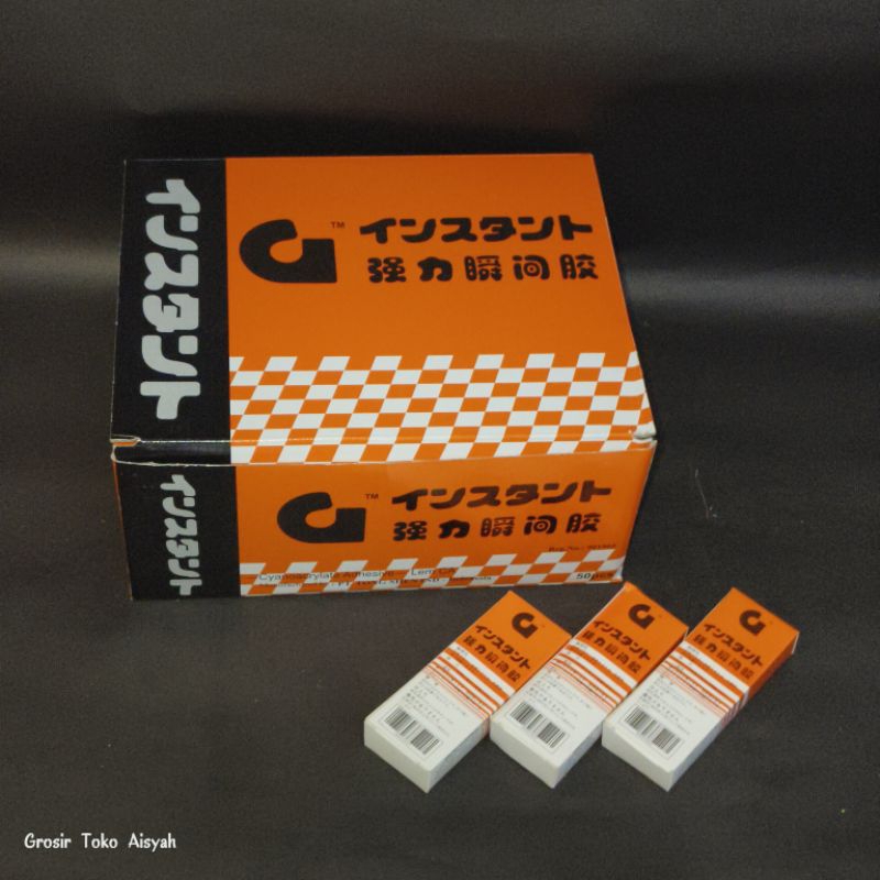 

Lem G Original (1 pack Isi 50) Bersertifikat Resmi BARCODE