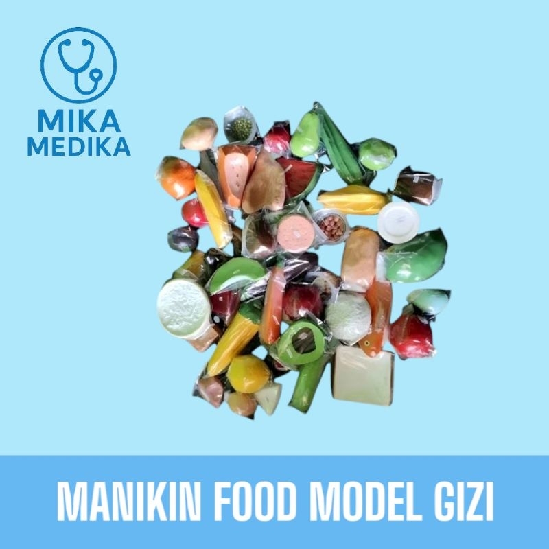 Manikin Food Model Gizi Isi 51Pcs / Manekin Food Model Gizi Isi 51Pcs
