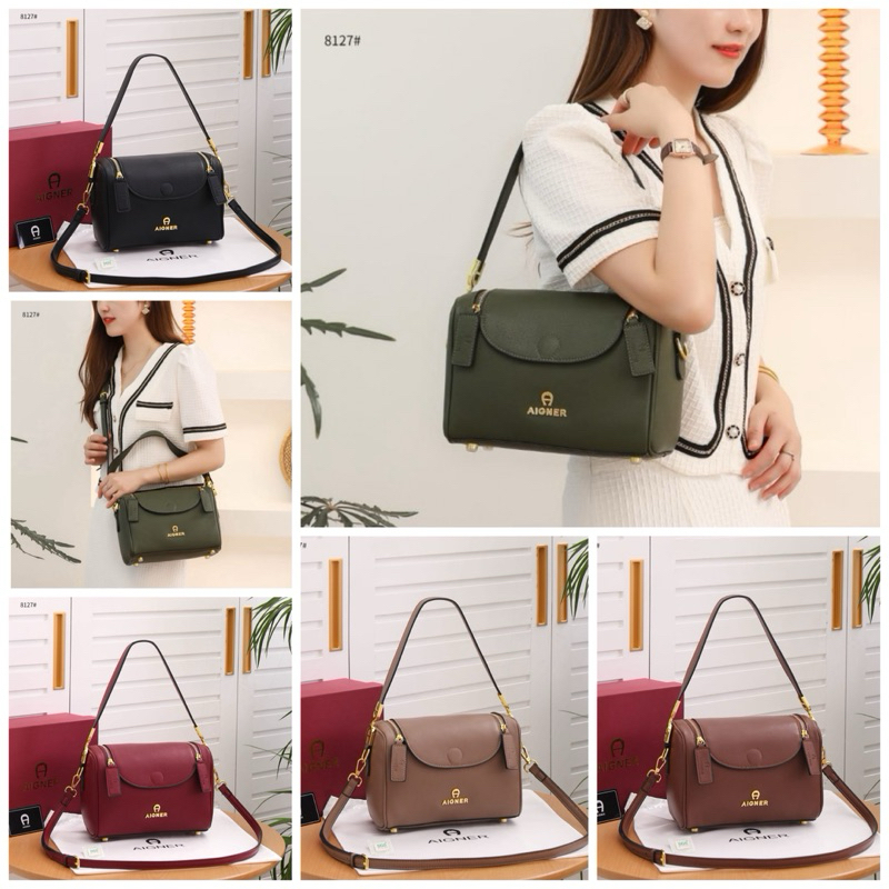 Tas lindi sling bag wanita A8127 free box Tas shoulder bag wanita