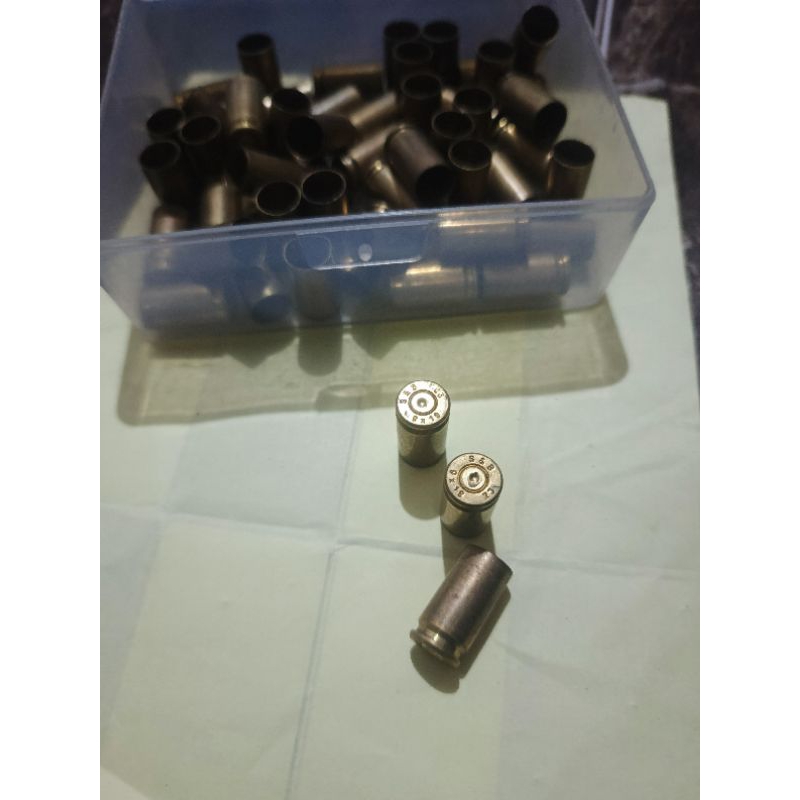 SELONGSONG KUNINGAN BEKAS 9×19 mm