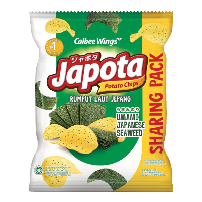 

JAPOTA POTATO CHIPS UM.JPNS SEAWEED PCK 120g