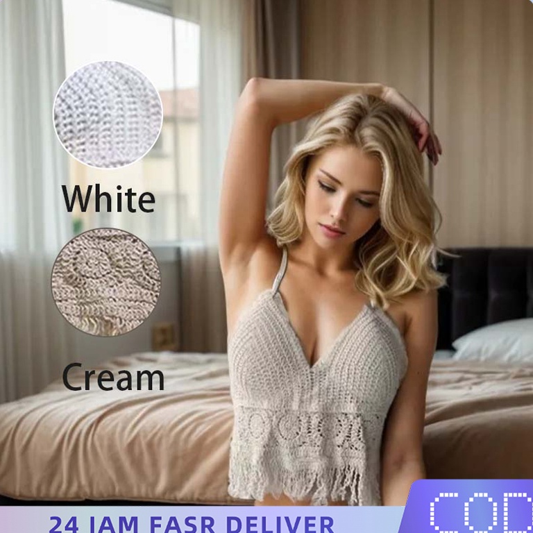 Rajut Bh Bikini Crochet Bh Rajut Pantai Bra Bh Bikini Rajut Bali Crochet KODE W4H9