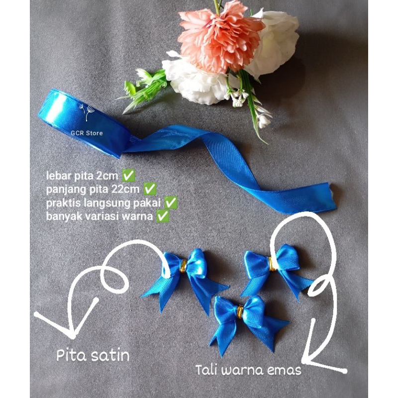 

Pita hampers | pita souvenir | pita siap pakai | pita kado | pita satin