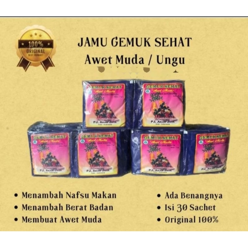 

( 30 sachet ) MINUMAN JM AWET MUDA UNGU