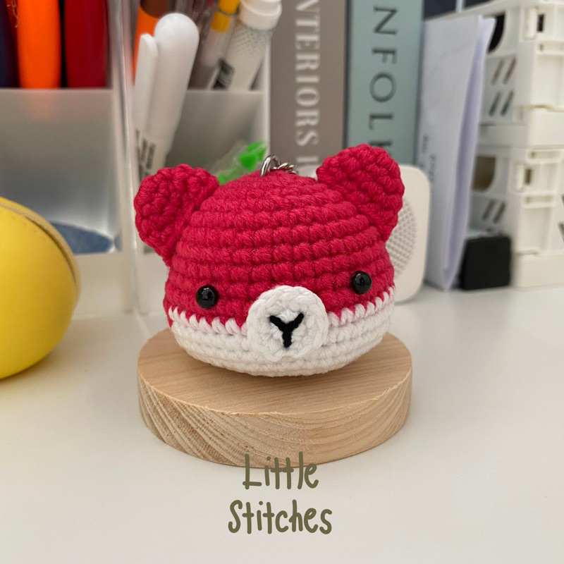 [LITTLESTITCHES] Amigurumi Keychain Shiba Inu || Gantungan Kunci Rajut Shiba Inu Ganci