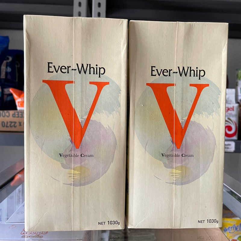 

Everwhip Whipping Cream 1 Liter / Everwhip Whip Cream Cair 1 Liter