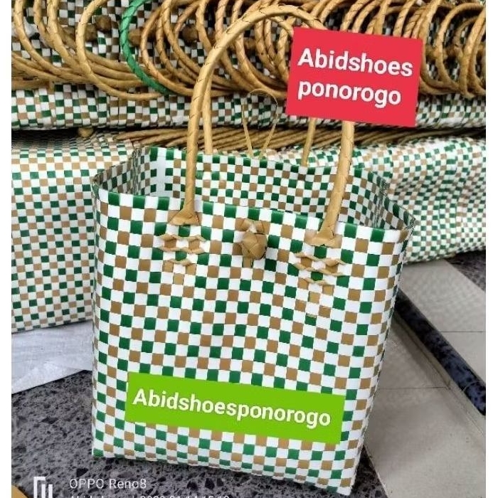 grosir tas anyaman plastik | tas hajatan | tas kotak nasi