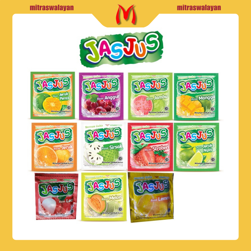 

JASJUS Minuman Instan Serbuk Aneka Rasa (1 Renceng isi 10 Sachet)