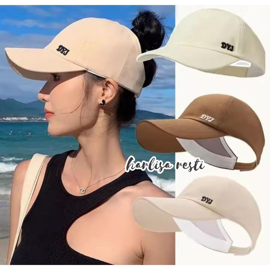 Topi Olahraga Wanita DYJ Hijab Fashion Korea Topi Sport Wanita Anti Panas