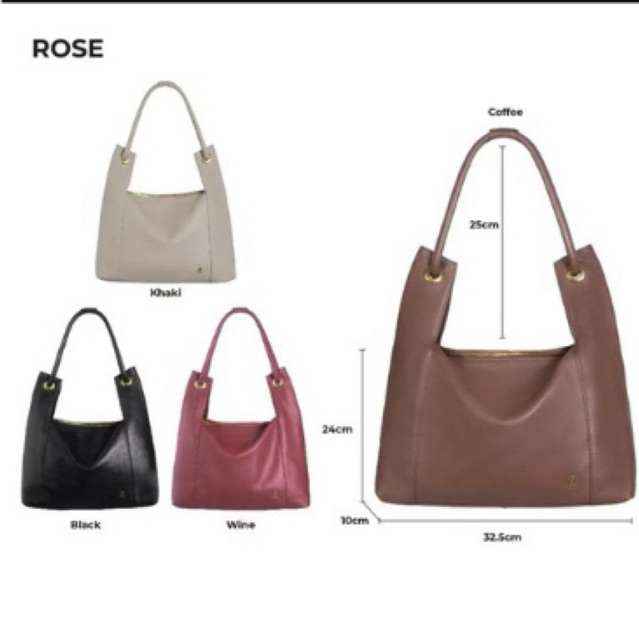 Bag kulit Original Alif Syukri TERLAJAK LARIS Anthon's Rose Genuine Leather Bag