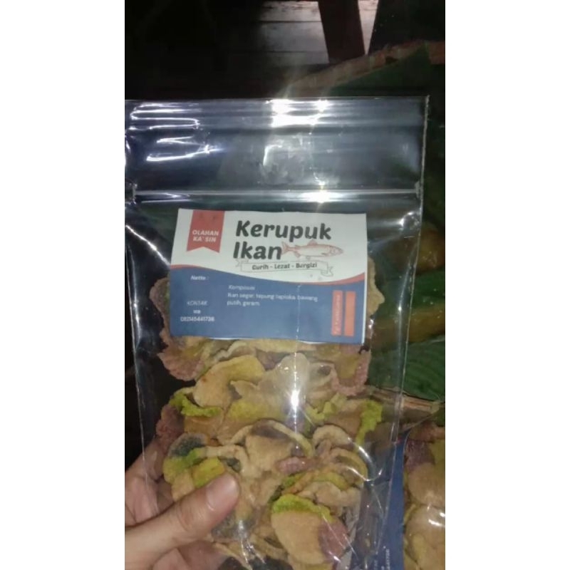 

kerupuk ikan 100%||OLAHAN KA'SIN