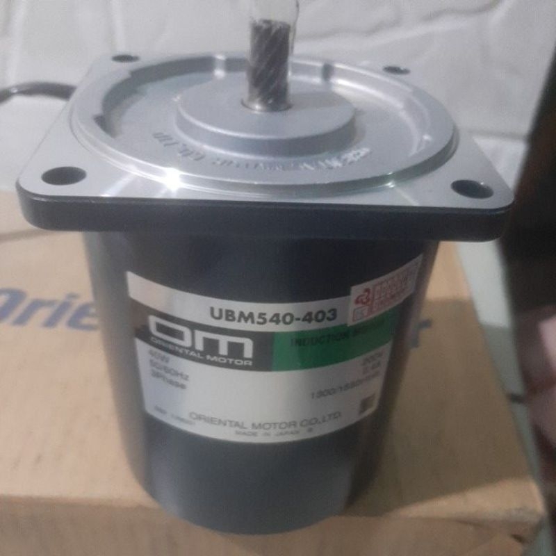 UBM540-403 INDUCTION MOTOR ORIENTAL MOTOR