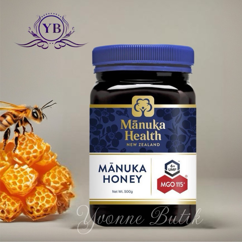 

Madu Manuka Health Honey MGO115+ / UMF6+ 250g 500g asli New Zealand