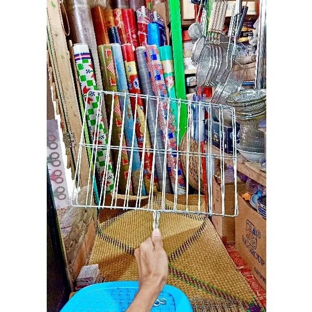 Panggangan ikan besi tebal / Panggangan ayam / Panggangan serba guna anti karat