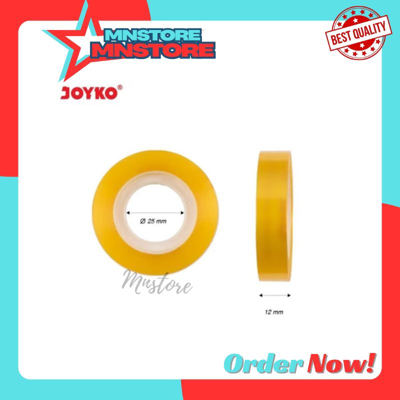 

JOYKO stationary tape stt 30 selotip isolasi bening pita lakban kecil