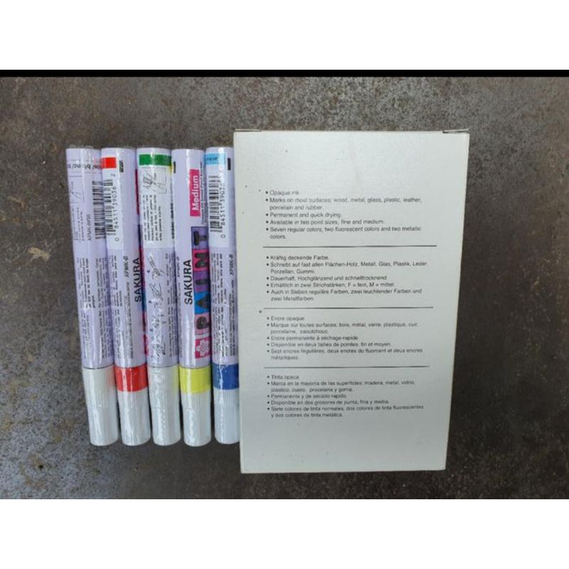 

Solid Steel MARKER SAKURA Spidol Penanda Besi Permanen - Pilih Warna