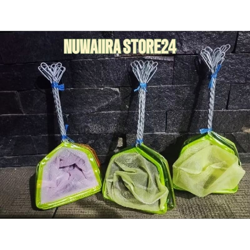 Serokan ikan kutu air 10 cm / serokan aquarium / serokan saringan ikan hias / serokan ikan / serokan