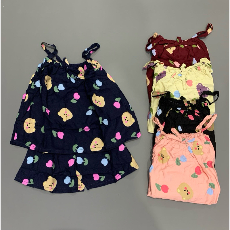 GAJAH PUTIH Setelan Yukensi Baju Tidur Rayon Bayi - 1 Tahun LD 50