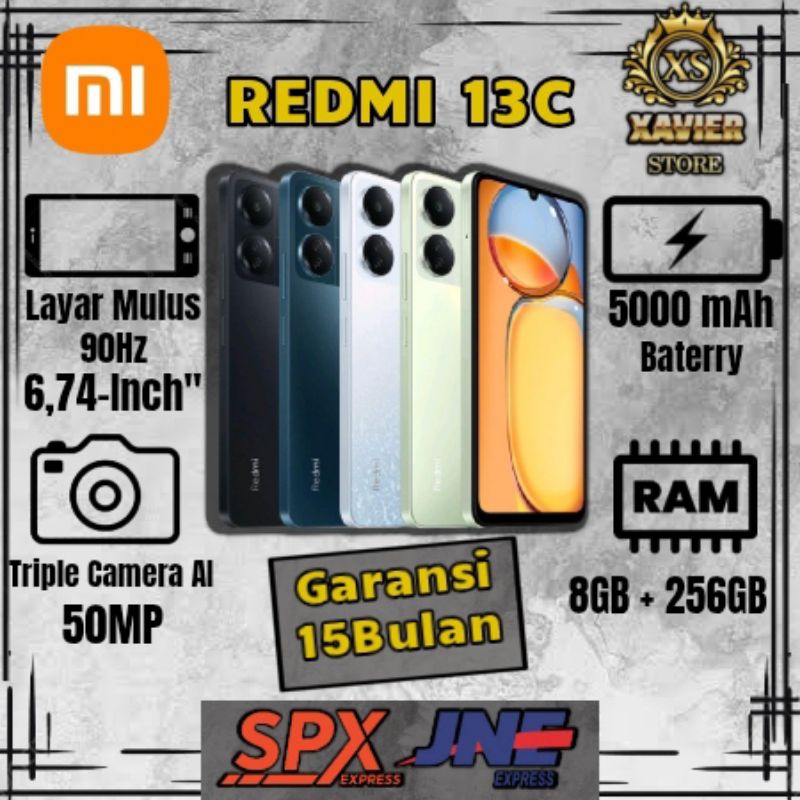[PROMO] HP XIOMI REDMI 13C / xiomi redmi 13c Ram 8+128GB & 8+256GB