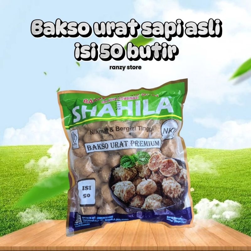 

bakso urat sahila daging sapi 50 butir HALAL