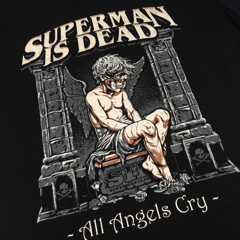 KAOS SID TS AAC25 BK / ALL ANGELS CRY / KAOS SUPERMAN IS DEAD / KAOS MERCHANDISE ORIGINAL / KAOS KER