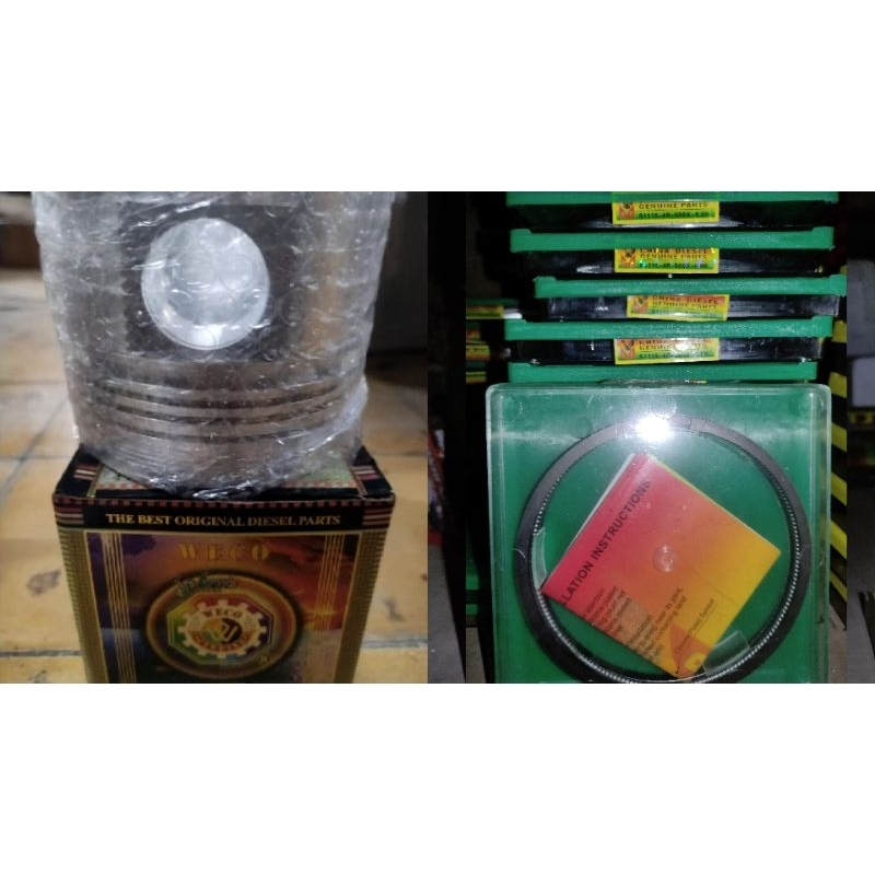 *Free kaos Weco* Piston mesin diesel s1115 4R Weco + Ring piston NP s1115 4R
