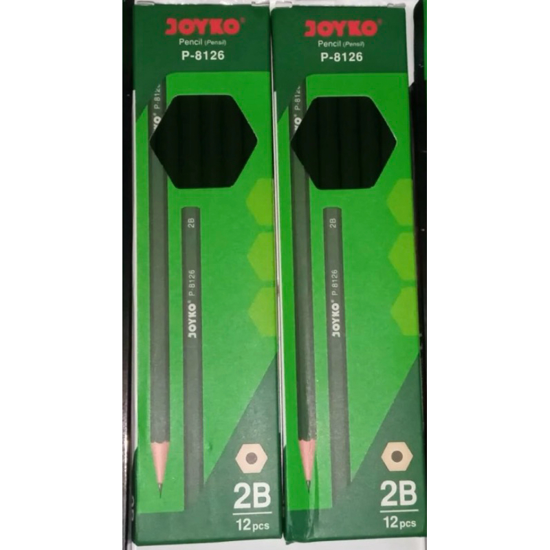 

12pcs Pensil 2B merek Joyko