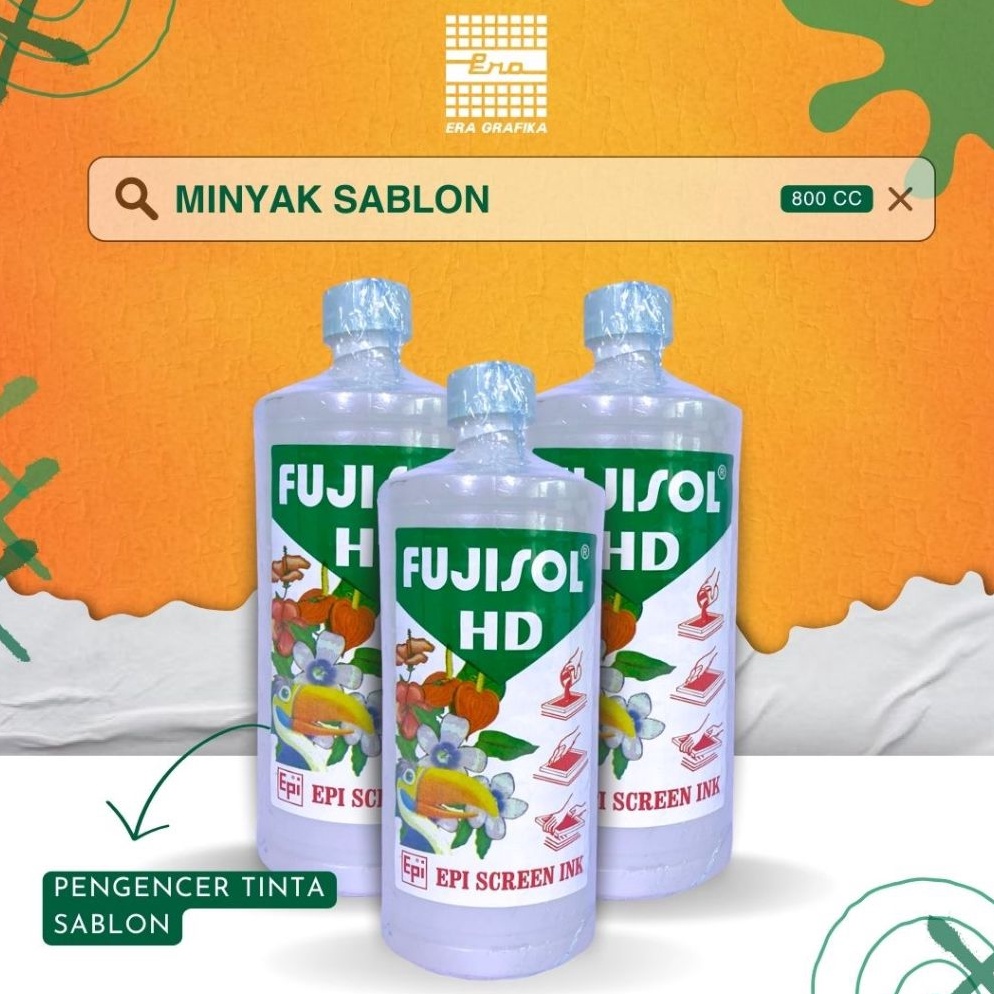 

KODE U52T MINYAK SABLON PENGENCER TINTA SABLON FUJISOL HD M4 1 8CC