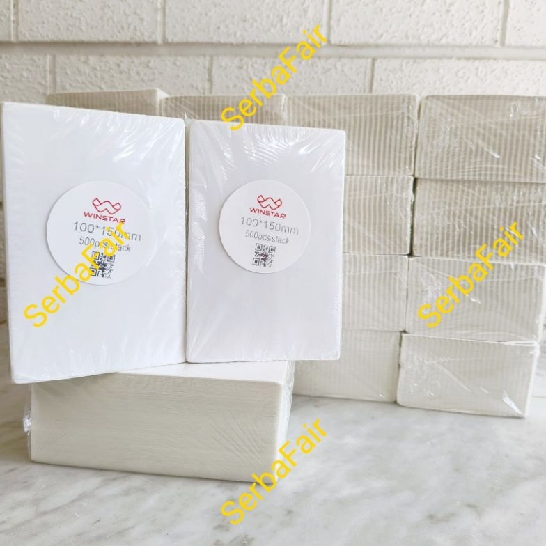 

Kertas Sticker Label Thermal Resi 1x15MM A6 Lipat ISI 5 WINSTAR PREMIUM SPEC KODE Q3V7
