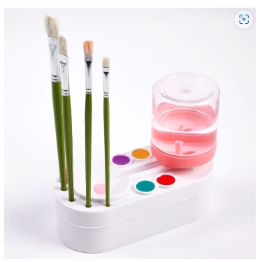 

KODE P12T Gratis Ongkir Pembersih kuas lukis Dispenser pembersih kuas Brush Rinser Dispenser