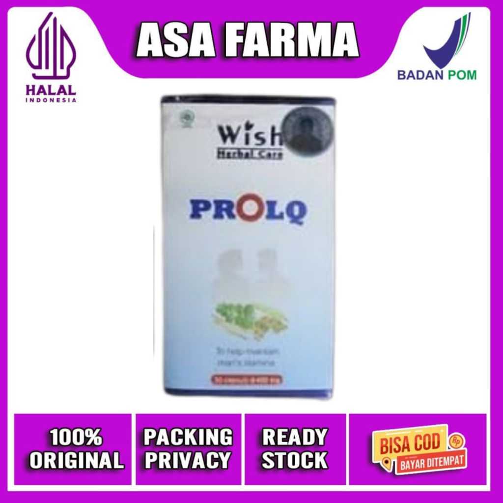 Wish Prolq by dr Boyke Multivitamin Stamina Pria Tambah Kuat & Tahan Lama