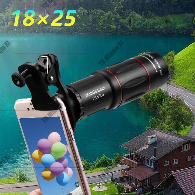 KODE C89A 18X Handphone HD Lensa Kamera Zoom Cam Lensa Tele Tele Zoom Lens Tele Zoom Lens Universal 