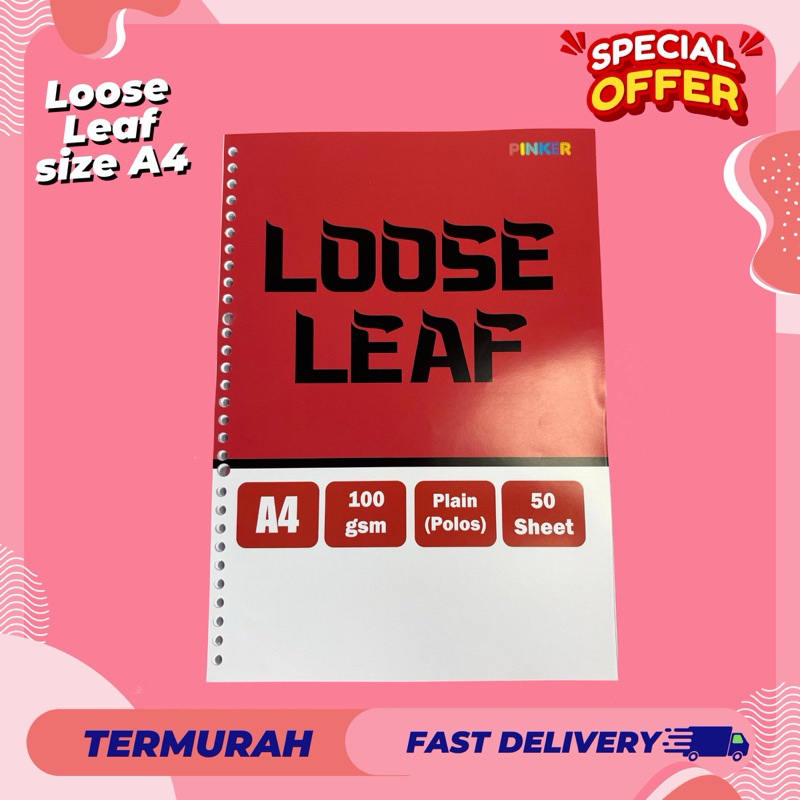 

A4 Loose leaf HVS 100gsm- POLOS by pinkershop