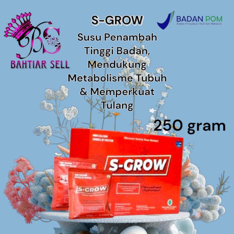 S-Grow Susu Peninggi Badan Untuk Dewasa Dan Remaja