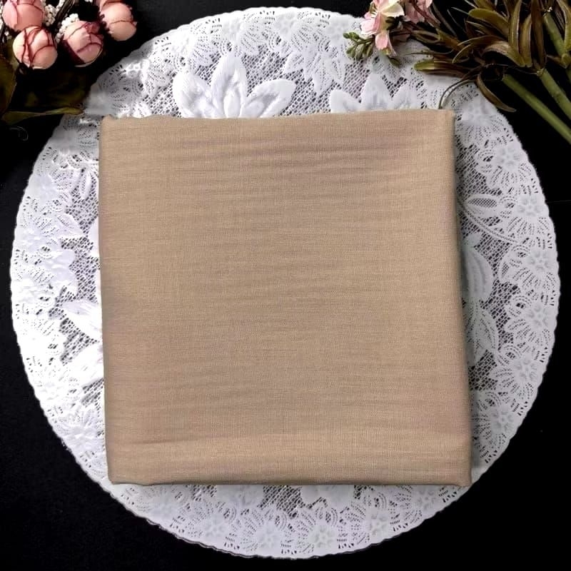 Jilbab khaki muda pns terbaru size 140